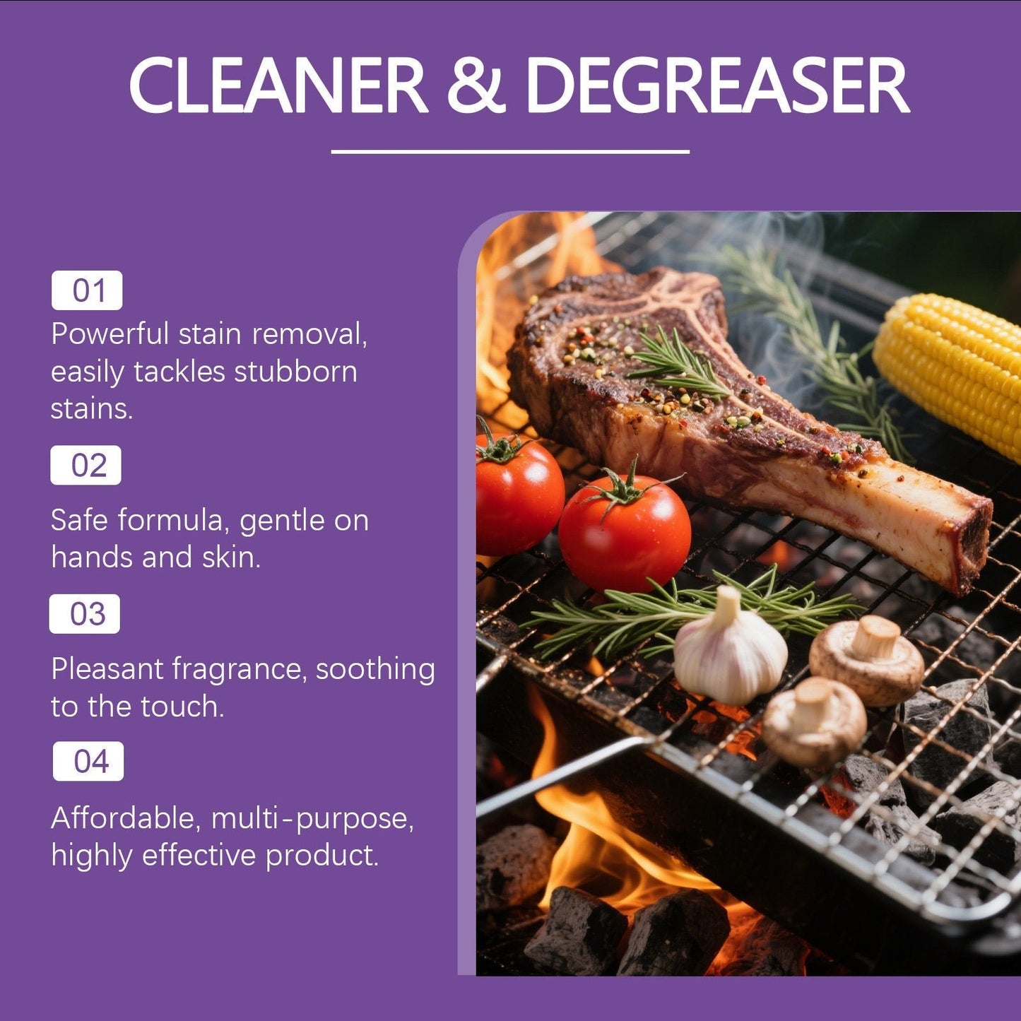 🔥HOT SALE 40% OFF🍖Fast-Acting Heavy-Duty Grill Degreaser Spray