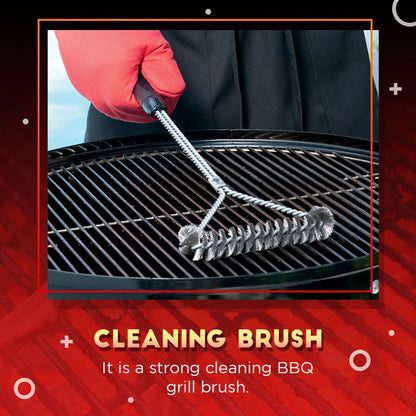 BBQ Grill Barbecue Kit Cleaning Brush