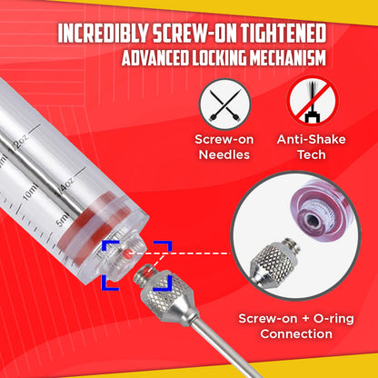Meat Marinade Injector Syringe Kit