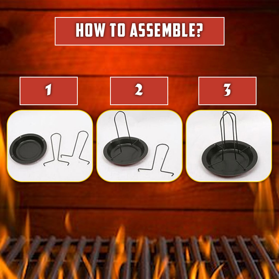 🔥Party Time🔥Outdoor BBQ Chicken Grill Stand Holder