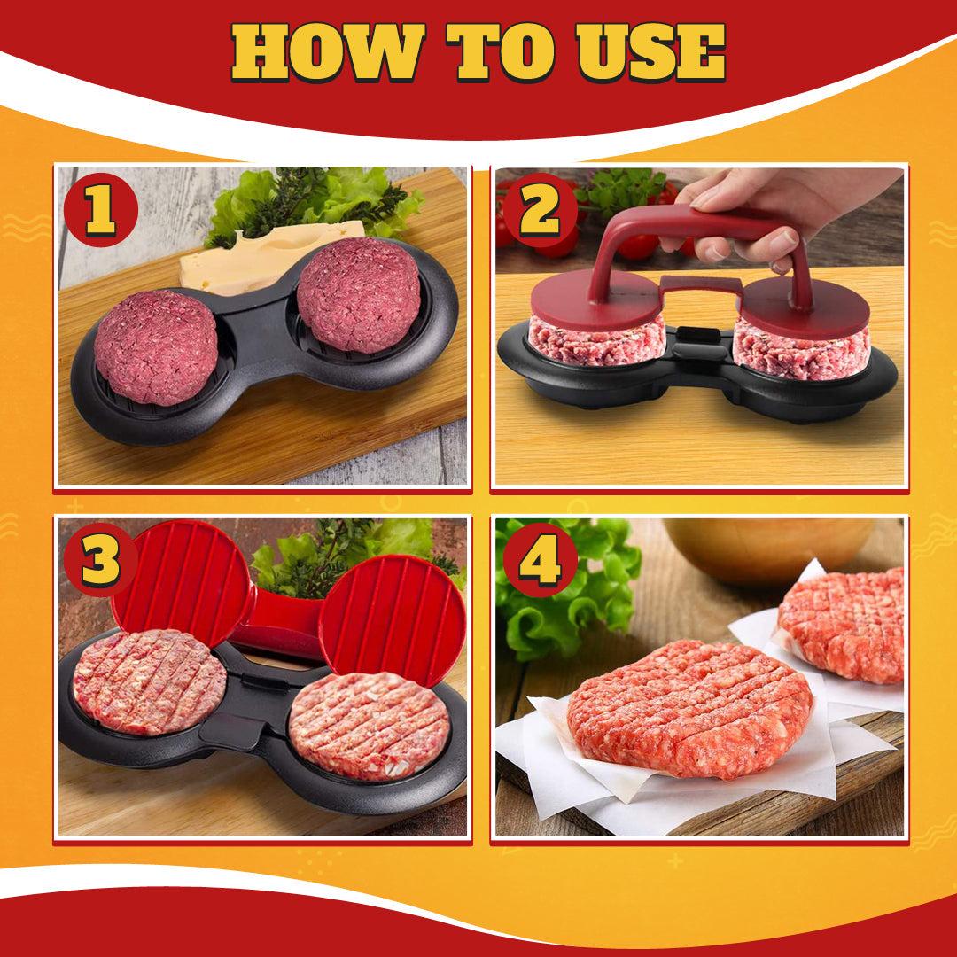Double Burger Patty Press