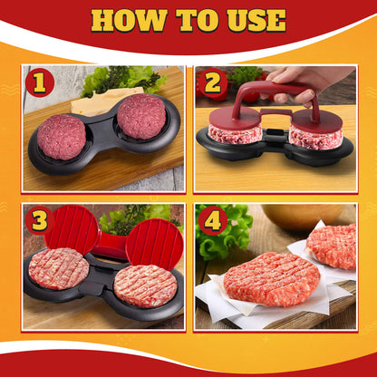 Double Burger Patty Press