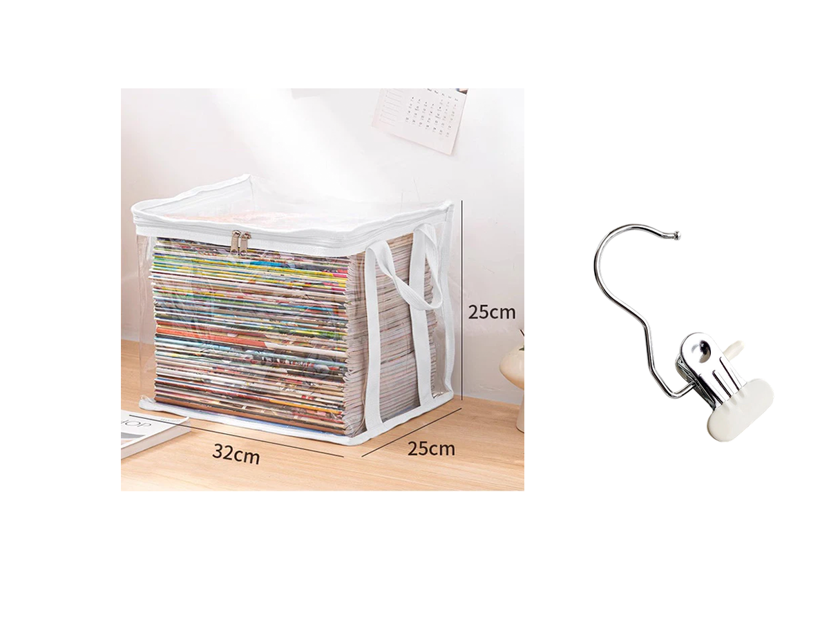 Large Heavy-Duty Thick Plastic Clear Storage Bag for Clothes, Moving & Storage