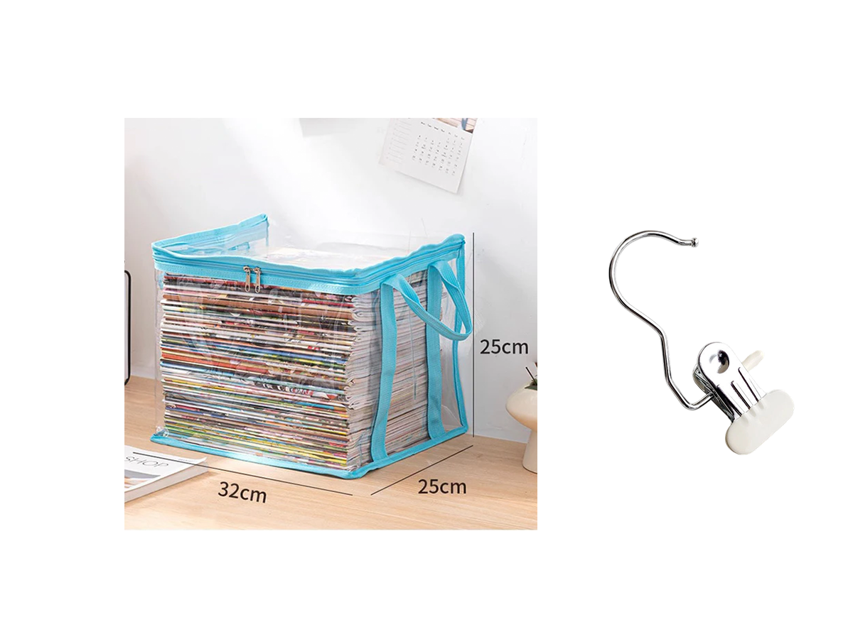 Large Heavy-Duty Thick Plastic Clear Storage Bag for Clothes, Moving & Storage