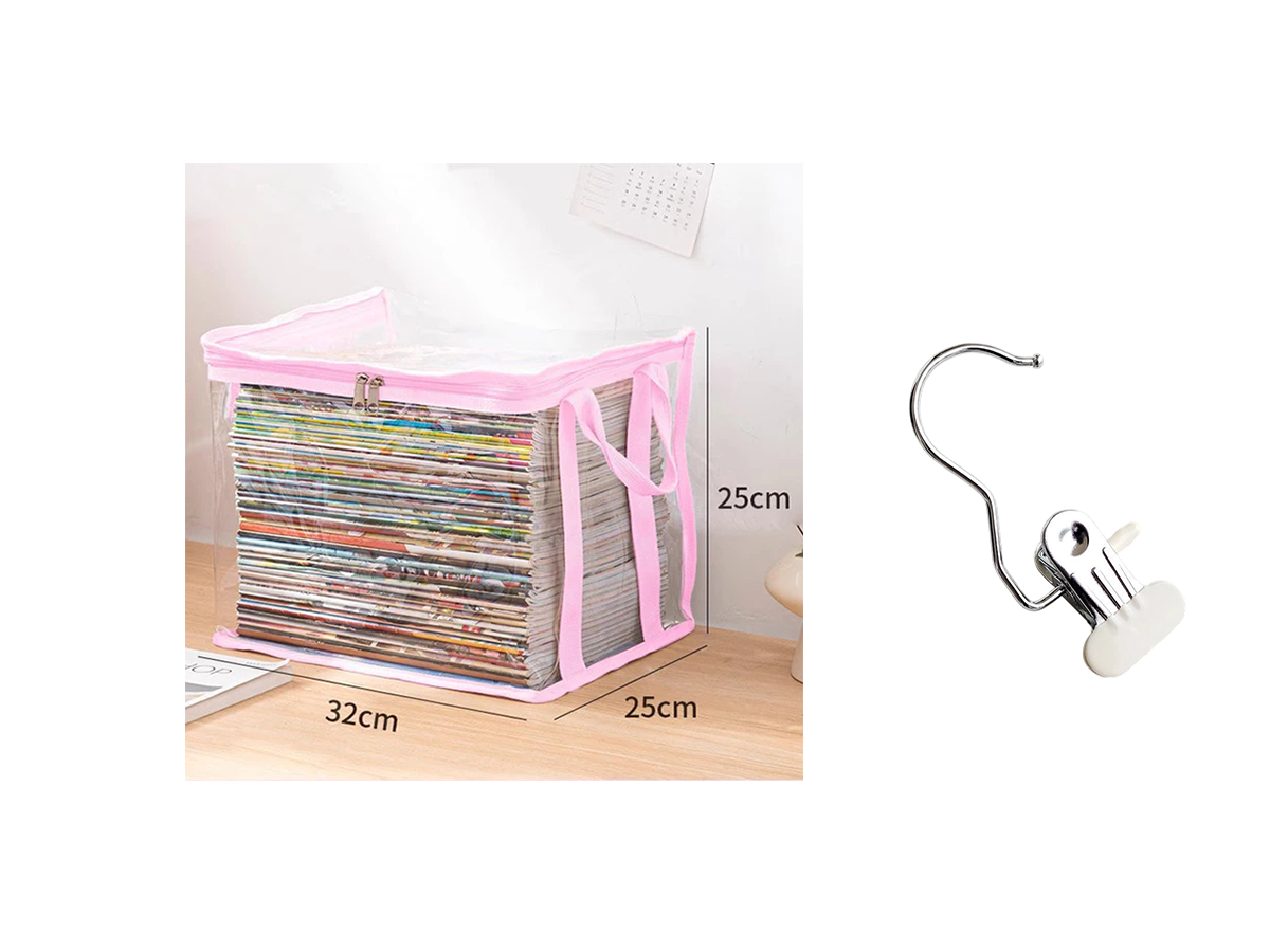 Large Heavy-Duty Thick Plastic Clear Storage Bag for Clothes, Moving & Storage