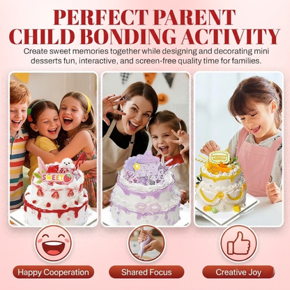 Mini Cake DIY Handmade Material Kit Cream Clay Handmade Toy Girl Birthday Gift