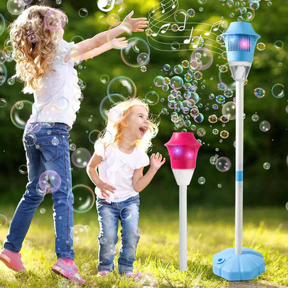Standing Bubble Machine with Lights | Battery Operated | Fun for Family & Neighbors 🎉