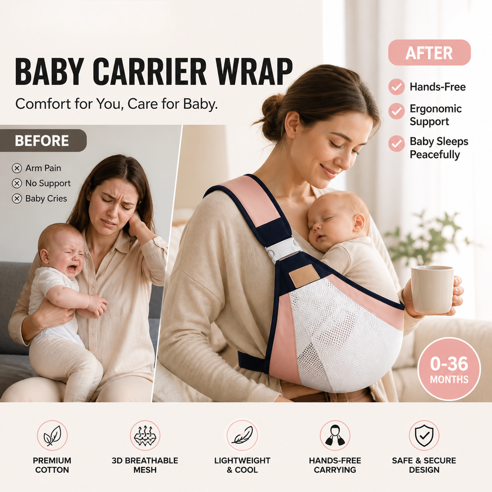 🎉 2026 Hot Sale ✨ Breathable Baby Carrier 👶