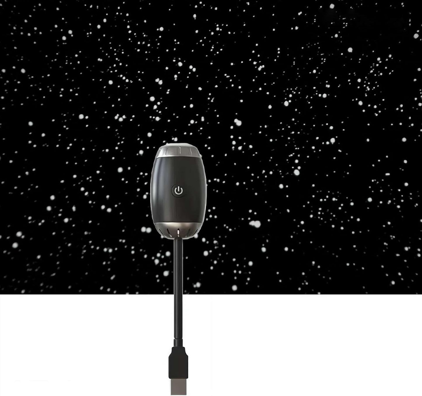 🚗USB Car Roof Star Projector Night Light with 360° Rotation & Flexible Gooseneck 🌟