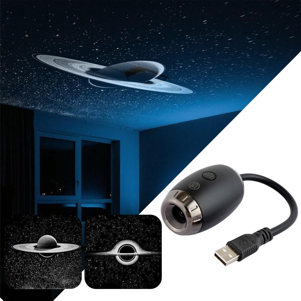 🚗USB Car Roof Star Projector Night Light with 360° Rotation & Flexible Gooseneck 🌟