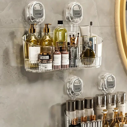 🔥No-Drill Bathroom Suction Storage Box