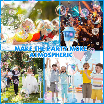 Standing Bubble Machine with Lights | Battery Operated | Fun for Family & Neighbors 🎉