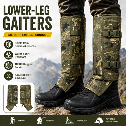 📢📢Popular This Week ⏰Outdoor Protective Leg Gaiters for Hiking and Hunting
