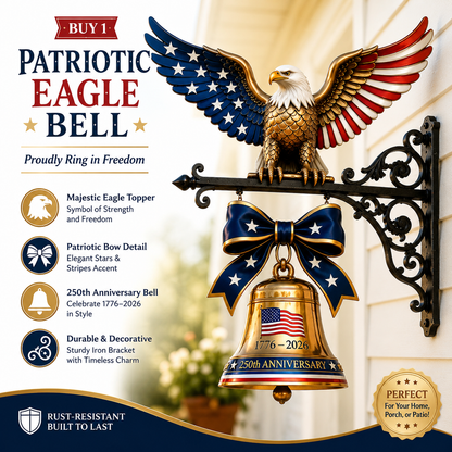🔔🔔 Ring in the Semiquincentennial: 1776-2026 "Spirit of Liberty" Eagle Bell