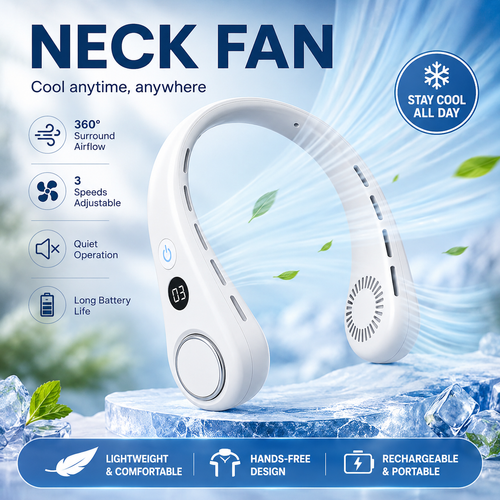 🍃 Neck Air Conditioner Fan