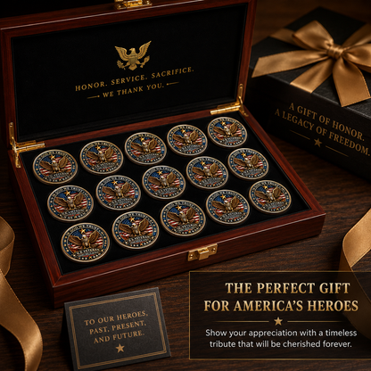 🔥Last Day 50% OFF🔥 250 Years of Freedom Veteran Tribute Coin