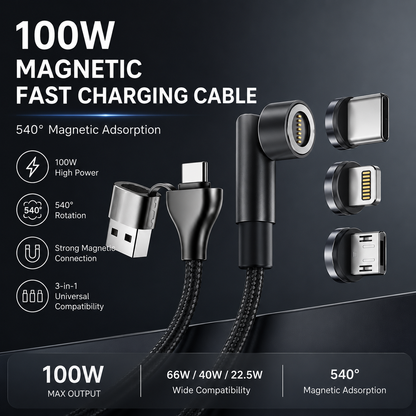 🔥360 Pro Cable: 5-in-1 Universa(🚀10x Faster Than Traditional Cables)