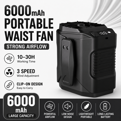 ❄️Waist Fan🎁 Includes Free Hanging rope