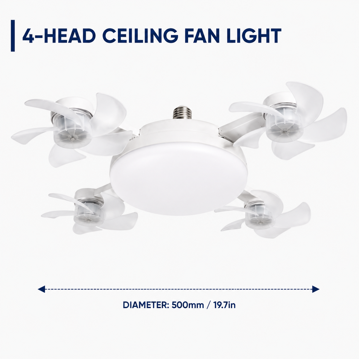 🎁Hot Sale 50% OFF✨Remote-Controlled LED Ceiling Fan Light