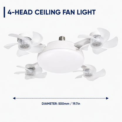 🎁Hot Sale 50% OFF✨Remote-Controlled LED Ceiling Fan Light