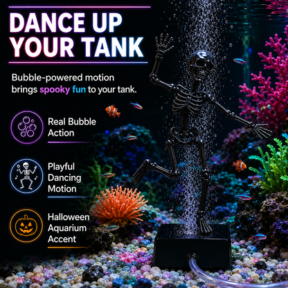 💀Dancing Skeleton Aquarium Bubbler