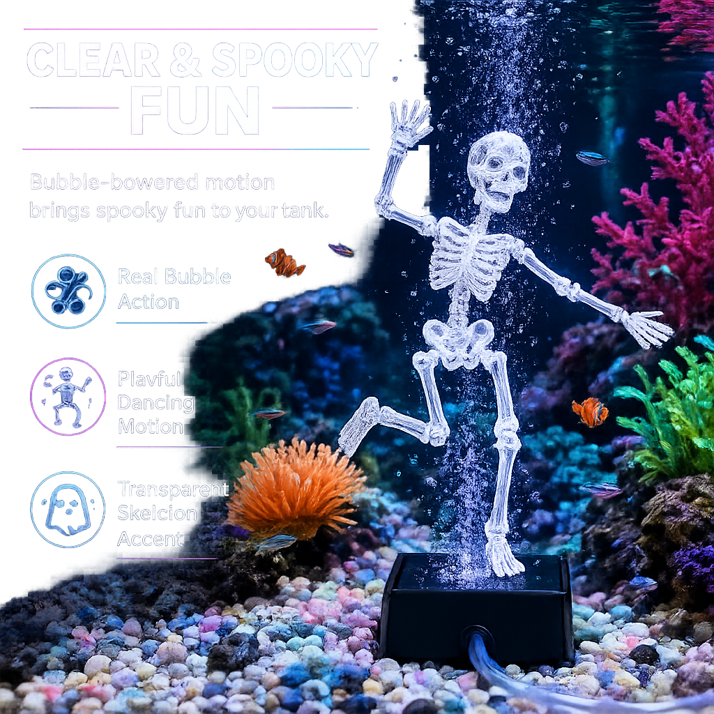 💀Dancing Skeleton Aquarium Bubbler