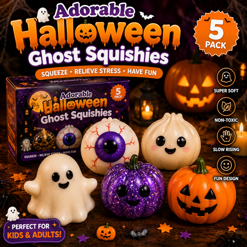 👻 Last Day 50% OFF – Adorable Halloween Ghost Squishies🖐️
