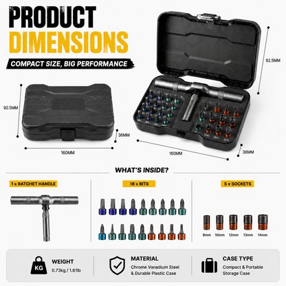 🔧 24 in 1 DlY Screwdriver Set