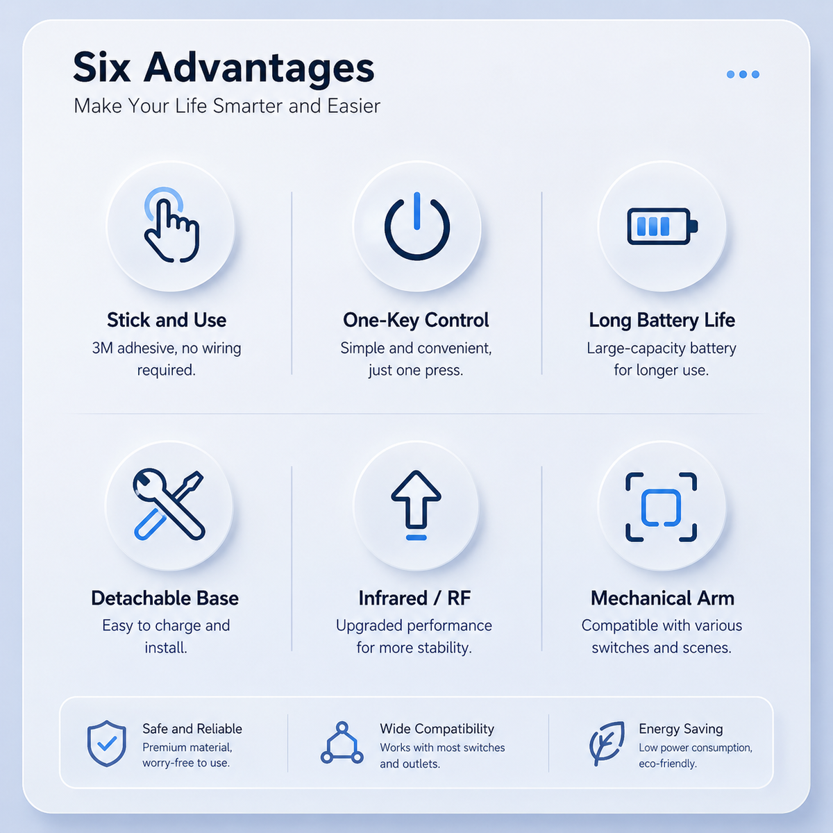 😌 Lazy Home Button💡Smart Switch Robot