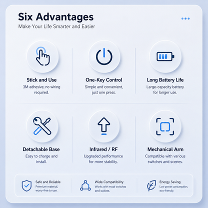 😌 Lazy Home Button💡Smart Switch Robot