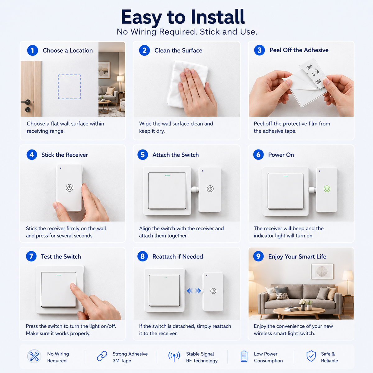 😌 Lazy Home Button💡Smart Switch Robot