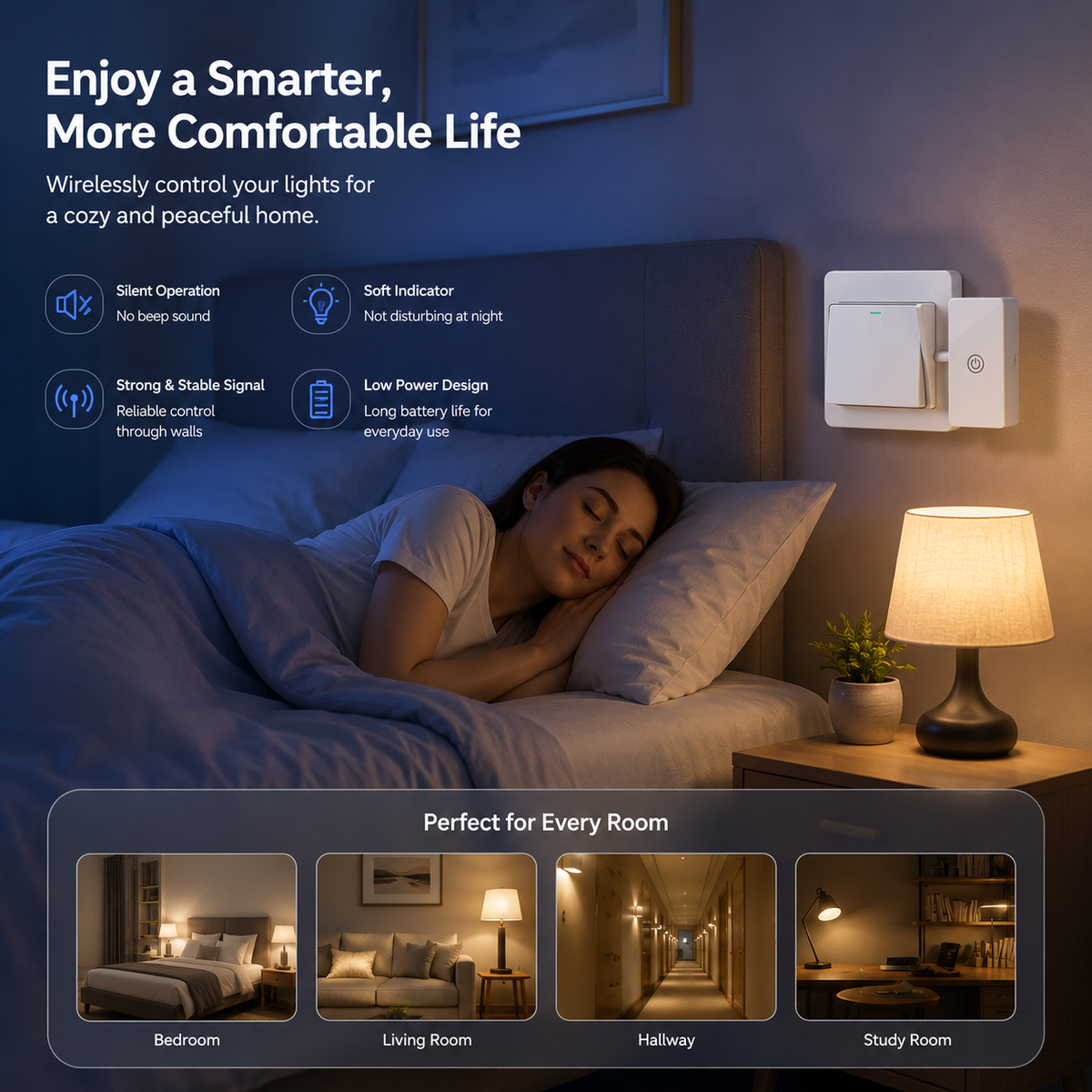 😌 Lazy Home Button💡Smart Switch Robot