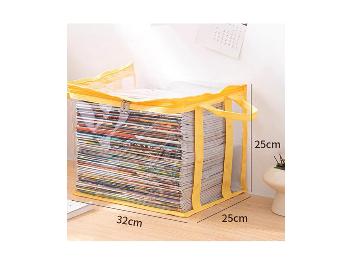 Large Heavy-Duty Thick Plastic Clear Storage Bag for Clothes, Moving & Storage