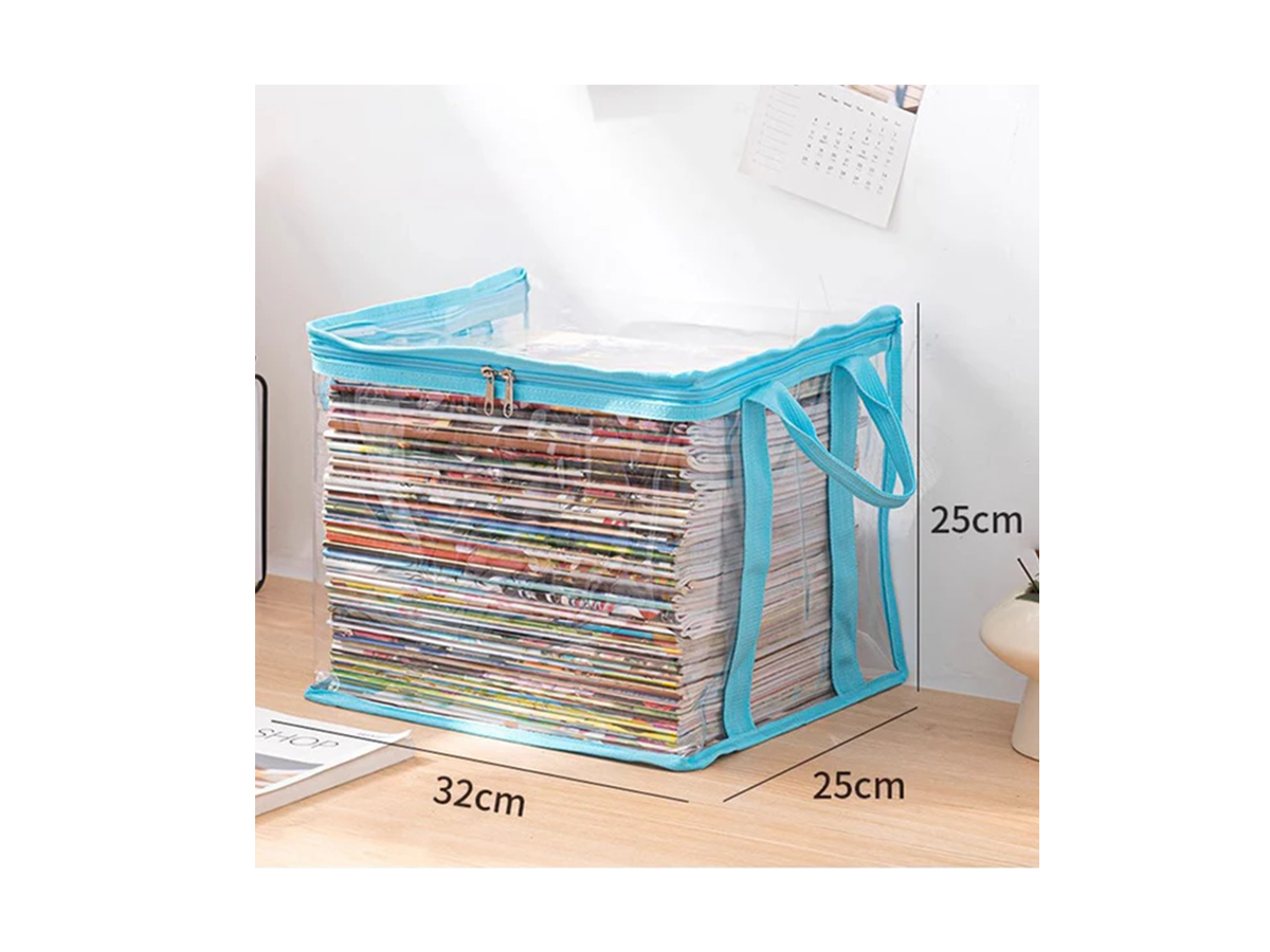 Large Heavy-Duty Thick Plastic Clear Storage Bag for Clothes, Moving & Storage