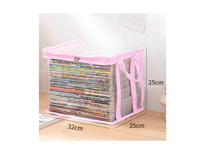Large Heavy-Duty Thick Plastic Clear Storage Bag for Clothes, Moving & Storage
