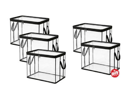Large Heavy-Duty Thick Plastic Clear Storage Bag for Clothes, Moving & Storage