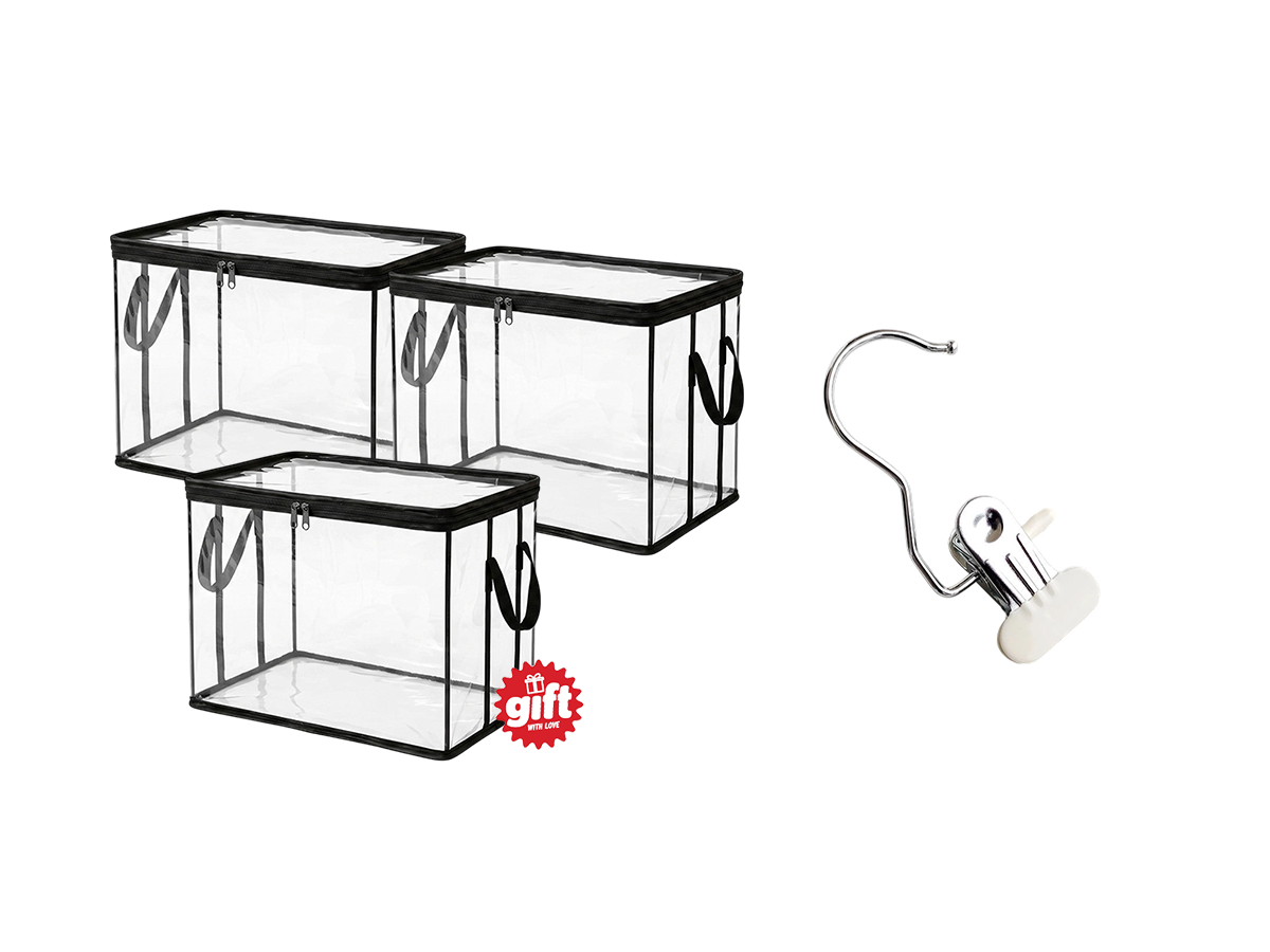 Large Heavy-Duty Thick Plastic Clear Storage Bag for Clothes, Moving & Storage