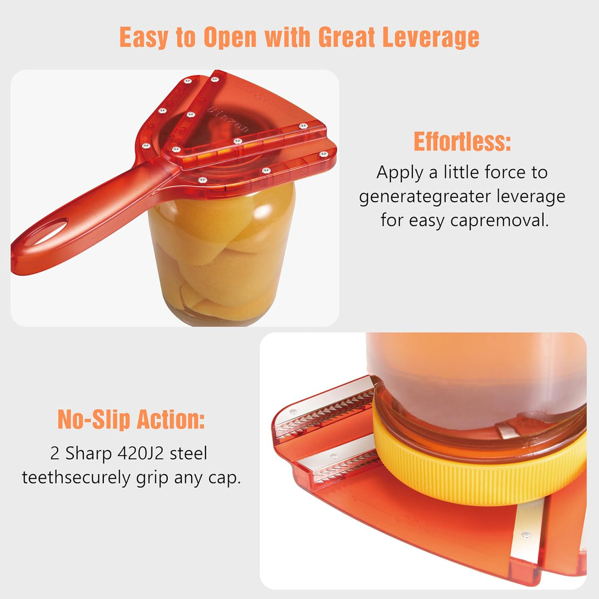 Uinxan Jar Opener for Weak Hands & Seniors with Arthritis