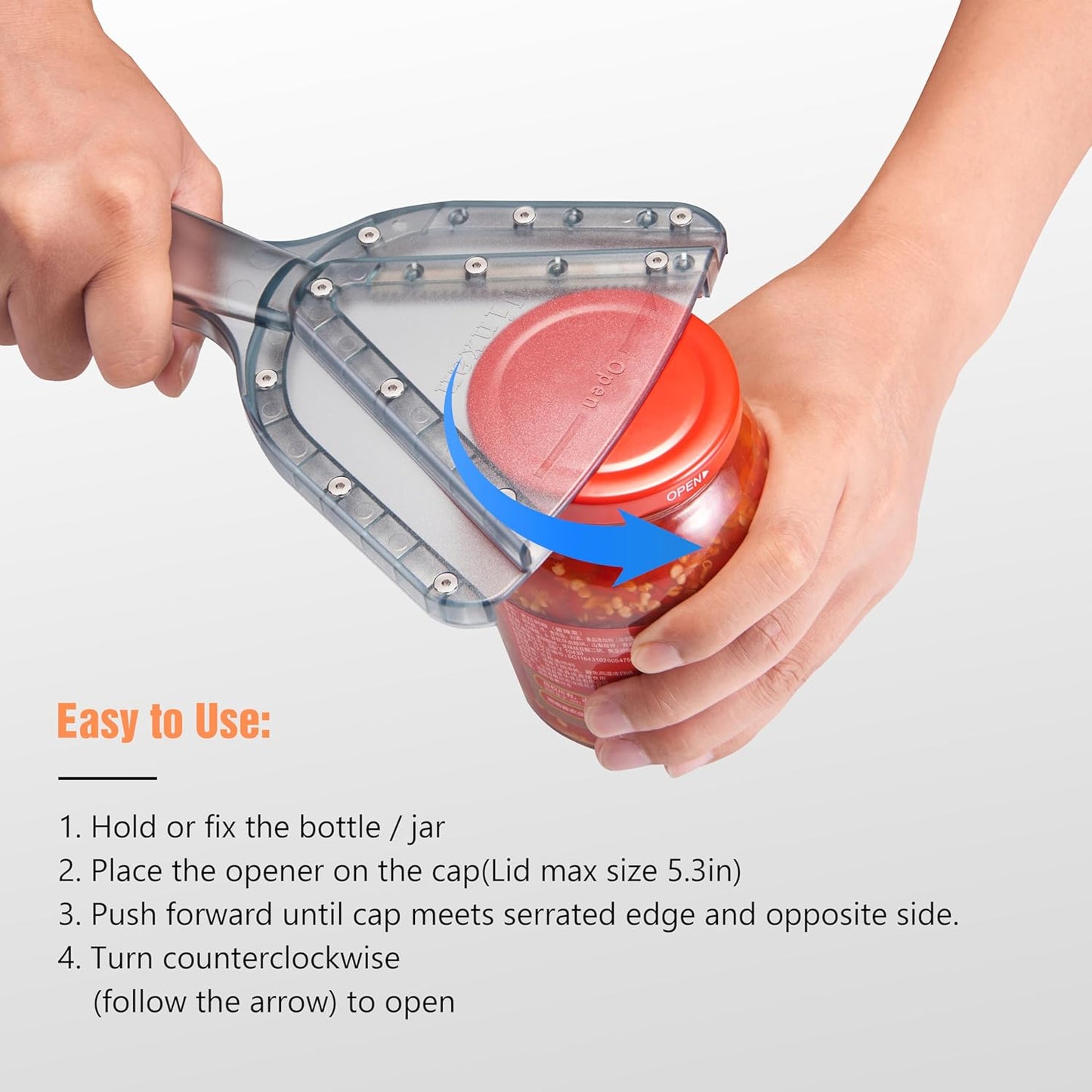 Uinxan Jar Opener for Weak Hands & Seniors with Arthritis
