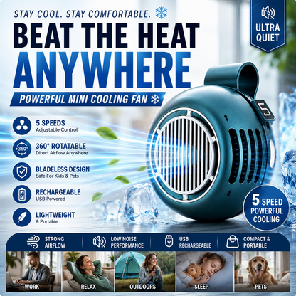 🔥 Customers Also Love This!❄️Mini Cooling Fan