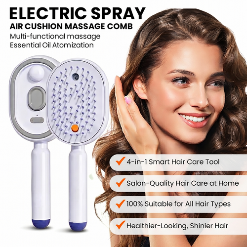 Electric Spray Air Cushion Massage Comb