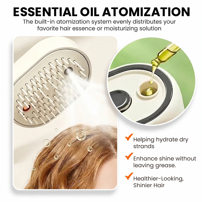 Electric Spray Air Cushion Massage Comb