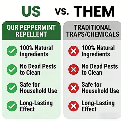 🦟 50% OFF NOW!🔇 🟢 Natural Peppermint Rodent Repellent Tablets