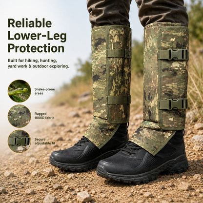 📢📢Popular This Week ⏰Outdoor Protective Leg Gaiters for Hiking and Hunting