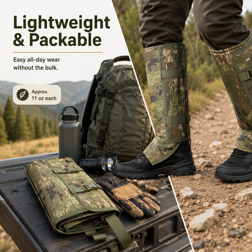 📢📢Popular This Week ⏰Outdoor Protective Leg Gaiters for Hiking and Hunting
