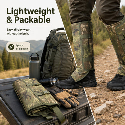📢📢Popular This Week ⏰Outdoor Protective Leg Gaiters for Hiking and Hunting