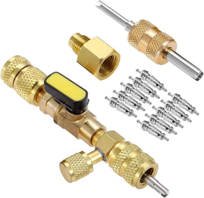 🧰Home & Auto AC Valve Core Remover Installer Tool