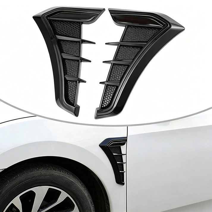 🏎️ 50% OFF NOW!🔥 Car Side Fender Vents Stickers – Sporty Design & Scratch Cover – Universal TPU Decorative Trim ✨