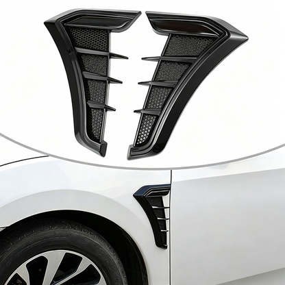 🏎️ 50% OFF NOW!🔥 Car Side Fender Vents Stickers – Sporty Design & Scratch Cover – Universal TPU Decorative Trim ✨