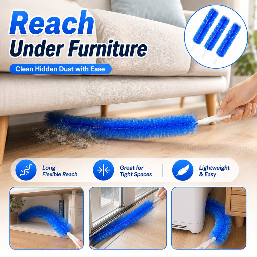 ⚡Hot Sales 49% OFF🔥Bendable Microfiber Head,Reusable Dust Remover